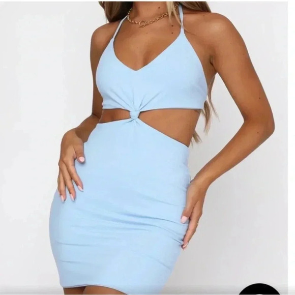 WHITE FOX MINI DRESS - Picture 3 of 10